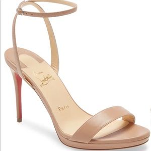 Christian Louboutin Loubi Queen Sandals